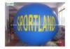 Blue , White Inflatable Advertising Products Inflatable Helium Balloon