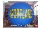 Blue , White Inflatable Advertising Products Inflatable Helium Balloon