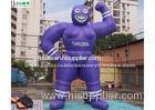Customized Funny Inflatable Muscle Man For Anytime Fitness , Purple