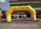Commercial Grade Advertising Start n Finish Inflatable Arch in Yellow