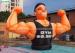 Giant Gym Muscle Man Inflatable Advertising Products for Parks , Square