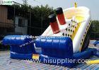 Adults Titanic Ship Inflatable Water Slides / Commercial Inflatable Slides 21