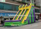 0.55Mm PVC Tarpaulin Water Prak Commercial Inflatable Slides For Adults