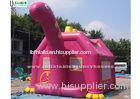 Pink Dino Inflatable Bouncy Castle Commercial Grade Bounce Houses