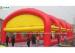 Custom Red N Yellow Giant Air Inflatable Tent With Detachable Roof