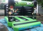 Ben 10 Large Green Inflatable Bouncy Castle For Kids , Made of 610g/m2 PVC Tarpaulin