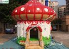 Indoor / Outdoor Kids Mushroom Inflatable Bounce Houses Commercial