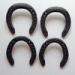 Durable Play Horseshoes , Plastic / Metal Rubber Horse Shoe