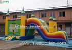 5 In 1 Inflatable Bounce House With Slide , Outdoor Commercial Jumping Castles