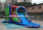 5 In 1 Inflatable Bounce Houses with Water Slide / Jump And Slide Bouncer Rental