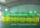 Custom TPU Bubble Soccer Ball , Adults Inflatable Body Bumper Balls in Green