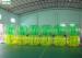 Custom TPU Bubble Soccer Ball , Adults Inflatable Body Bumper Balls in Green