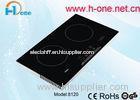 High Power 2 Zone Electric Induction Cooker , Dual Burner Induction Cooktop 3000W