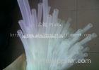 Transparent PE Fluorescent Flexible Plastic Hose Pipe / Thin Plastic Tubing