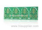 Electronic Controller Green Double Sided PCB with V Cut / Stamp Holes Routing Outline