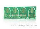 Electronic Controller Green Double Sided PCB with V Cut / Stamp Holes Routing Outline