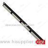 Female Cat 6 Patch Panel , UTP 24 Ports RJ45 Patch Panel 90 / 180 Degree