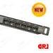 0.5U Unshielded Cat6 Patch Panel 24ports PC UL94v-0 IDC For Network