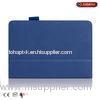 Blue iPad Mini Leather Covers With Card Slots , leather tablet cases