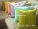 Embroidery Corduroy Velvet Sofa Pillows For Chair Bedding 18 X 18 Pillow