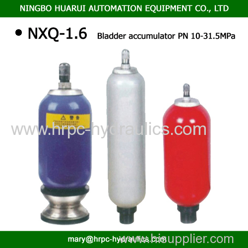 1.6L 31.5MPa 10Mpa 20Mpa bladder accumulator