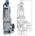 High temperature and high pressure safety valve