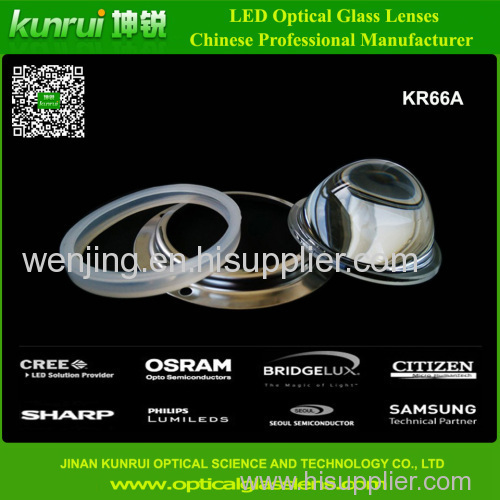 LED optical glass lens for high bay light(KR66A)