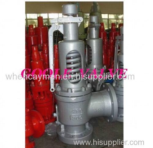 Spring loaded full lift pressure safety valve