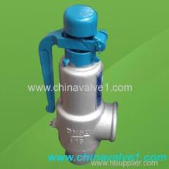 Spring loaded low lift type safety valve