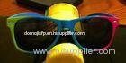 PC Plastic Frame Colorful 3d Fireworks Glasses Disposable Rainbow For Entertainment Site