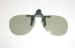 Plastic Linear Polarized 3D Clip Glasses Anti Scratch With No Bubble
