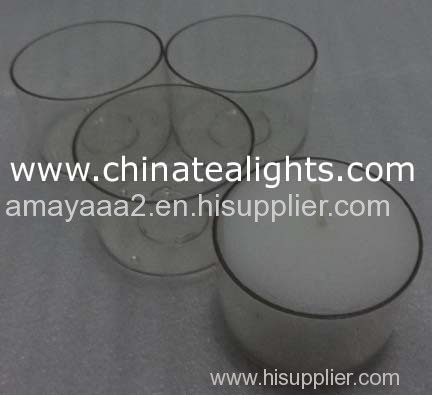 Polycarbonate Tea Light Cups for Tea Light Candles
