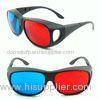 0.72mm TAC Lens Linear Polarized 3d Glasses Red Blue For Computer Games