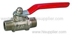 Brass Mini Ball Valve Steel Handle 1/4"3/8"