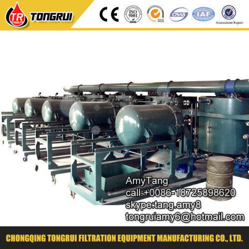 waste car motor oil to base oil regeneration machine