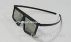 ABS Plastic Frame Linear Polarized 3D Glasses / Movie Eyewear