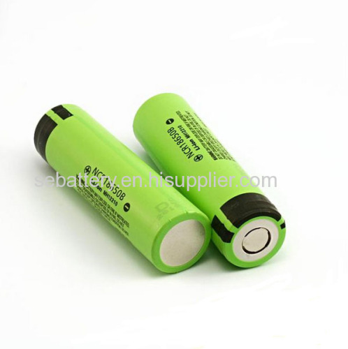 3.7V 3400mAh Panasonic ncr18650b 