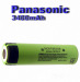 Panasonic 18650 li polymer battery 3400mAh
