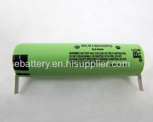 Panasonic 18650 li polymer battery 3400mAh 