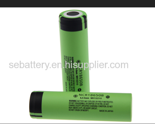 Panasonic 18650 li polymer battery 3400mAh 