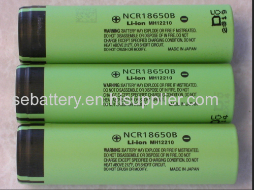Panasonic battery 18650 3.7V 3400mAh 