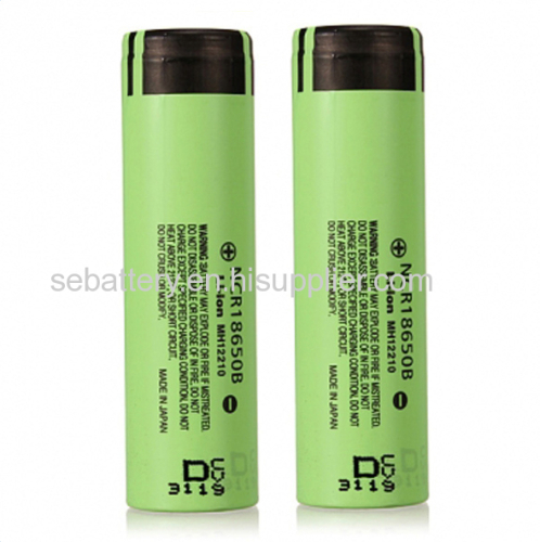 3400mAh 18650 3.7v battery from Panasonic 