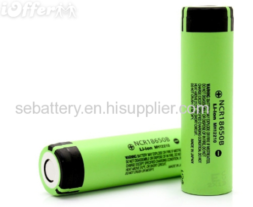 3400mAh 18650 3.7v battery from Panasonic 