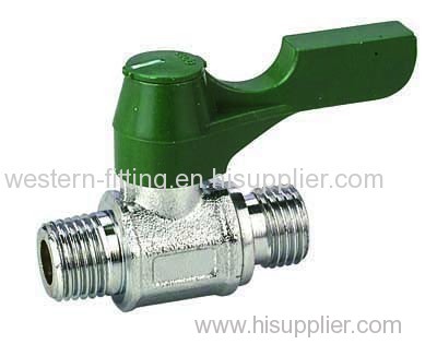 Brass Ball Cock Valve Chrome Plated