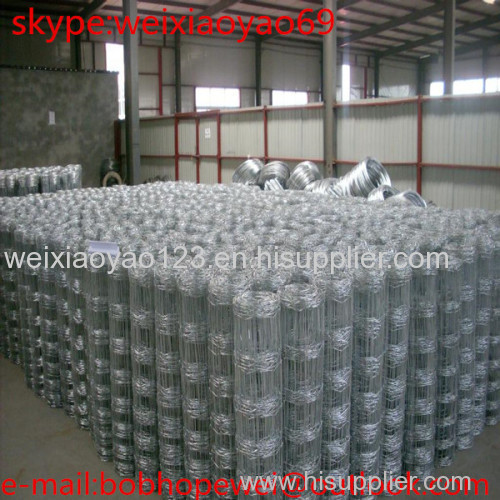 factory best price good quality galvanized cattle fence grassland fence wire mesh