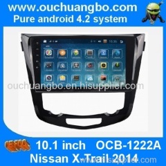 Ouchuangbo android 4.2 Nissan X-Trail 2014 1024*600 HD screen autoradio sat navi gps dvd