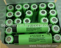 3.7v 18650 li-ion battery 3400mAh from Panasonic