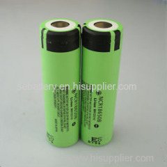 3.7v 18650 li-ion battery 3400mAh from Panasonic