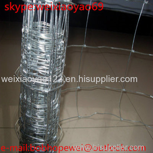 galvanized hinge joint fix knot farm field cattle wire fencing roll horse mesh for grassland