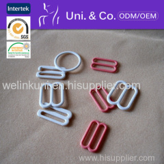 Nylon coated bra adjuster